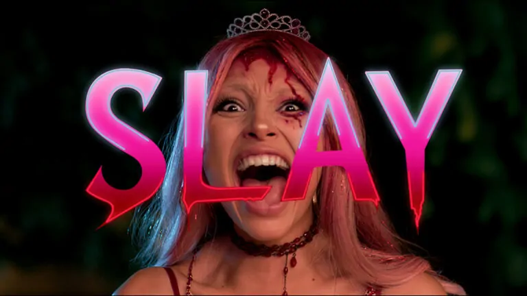 SLAY Kyra Gardner Jimmi Simpson slasher horror movie